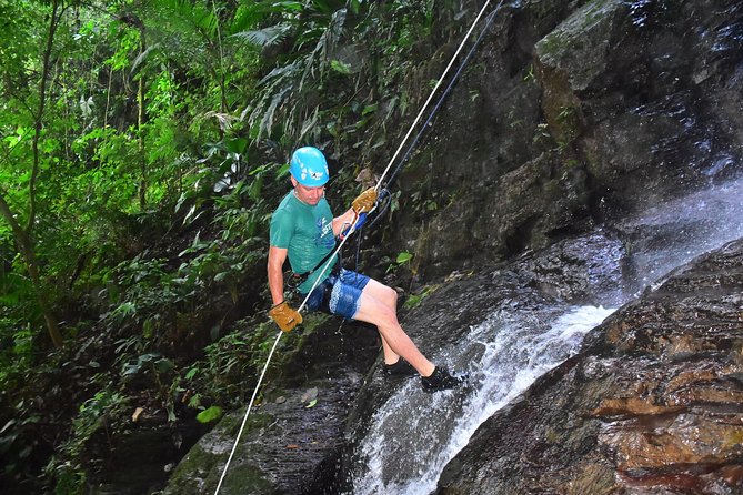 Canyoning Waterfall Rappeling Maquique Adventure Near To Arenal Volcano