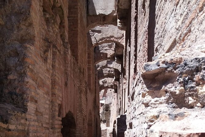 Colosseum Underground Tour With Arena Floor: Vip Experience