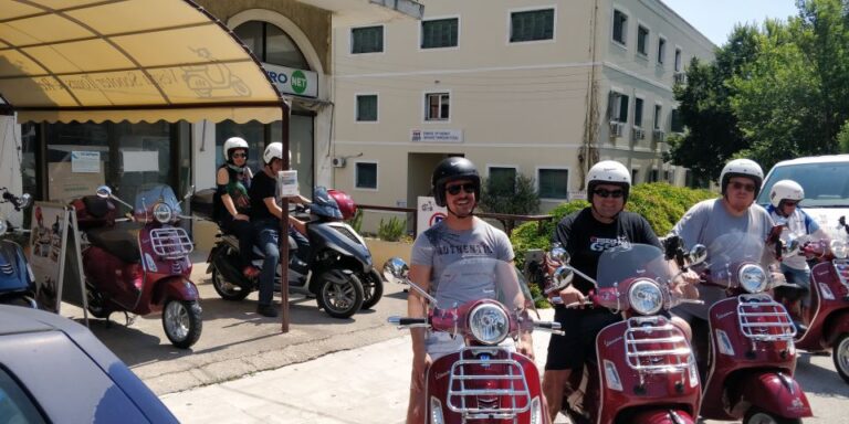 Corfu: 1-Day Vespa Scooter Rental