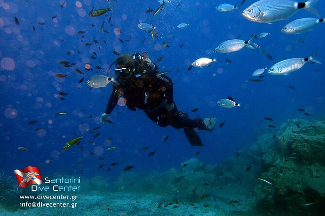 Discover Scuba Diving in the Caldera of the Volcano in Santorini