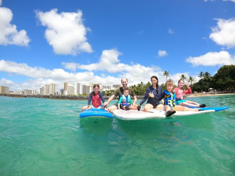 Family Surfing Lesson: 1 Parent, 1 Child Under 13, & Others