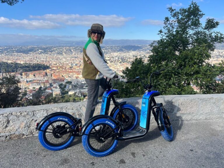 French Riviera : Guided Visit on a E-Scooter