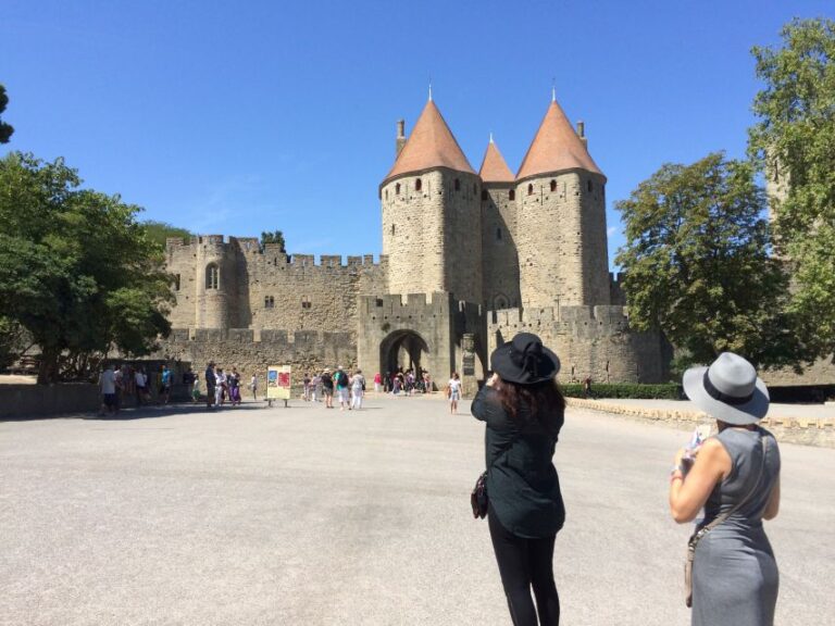 From Carcassonne:Lastours Castles & Carcassonne Guided Tour