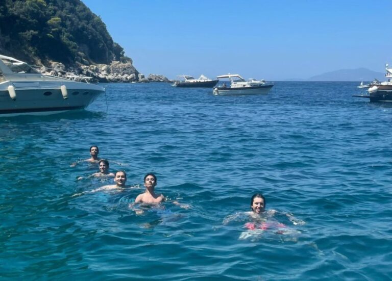 From Positano: Private Day Trip to Capri by Boat W/ Skipper