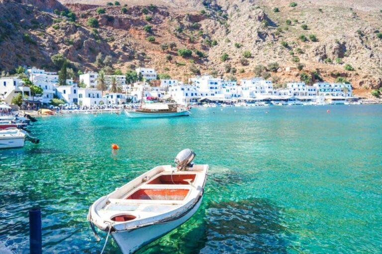 From Rethymno: Loutro Day Trip by Boat