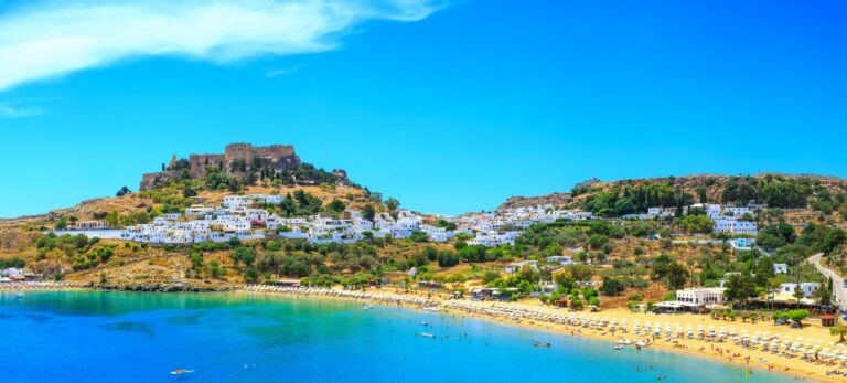 From Rhodes: Lindos Village and Acropolis Guided Tour