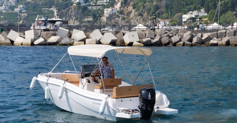 From Sorrento: Full Day Capri Private Boat Trip With Drinks