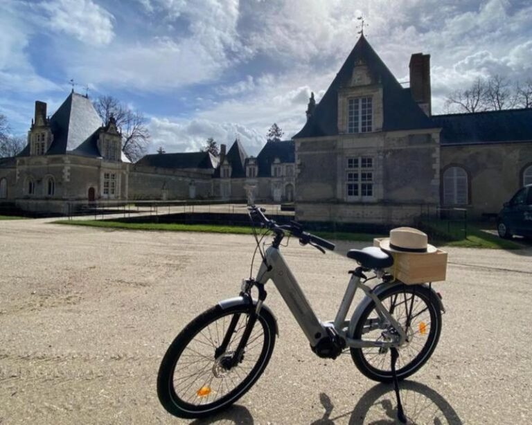 From Villesavin: Full Day Guided E-bike Tour to Chambord