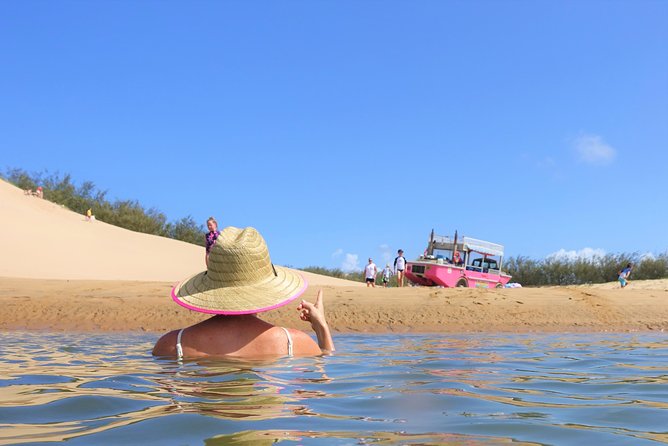 Full-Day 1770 Tour by LARC Amphibious Vehicle Including Sandboarding and Bustard Head Lightstation