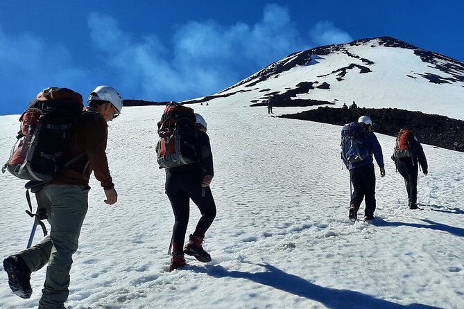 Full Day Mountaineering to Villarrica Volcano From Pucón