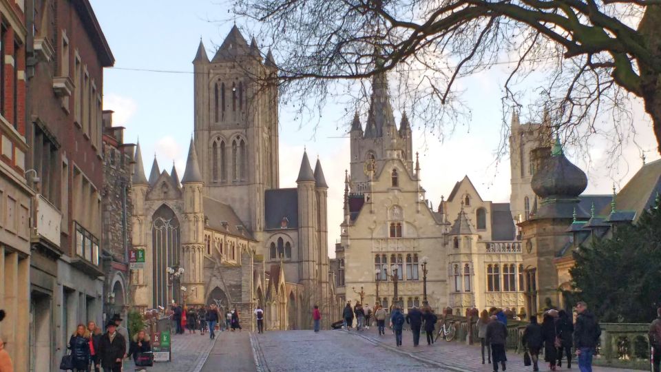 Ghent: Guided City Tour With Food and Drink Tastings - Tour Duration and Guide Information