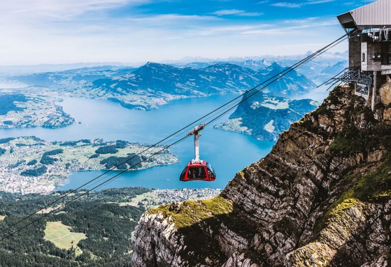 Kriens: Mt. Pilatus by Panoramic Gondola and Aerial Cableway