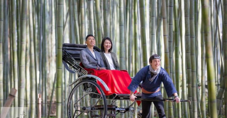 Kyoto: Arashiyama Customized Rickshaw Tour & Bamboo Forest