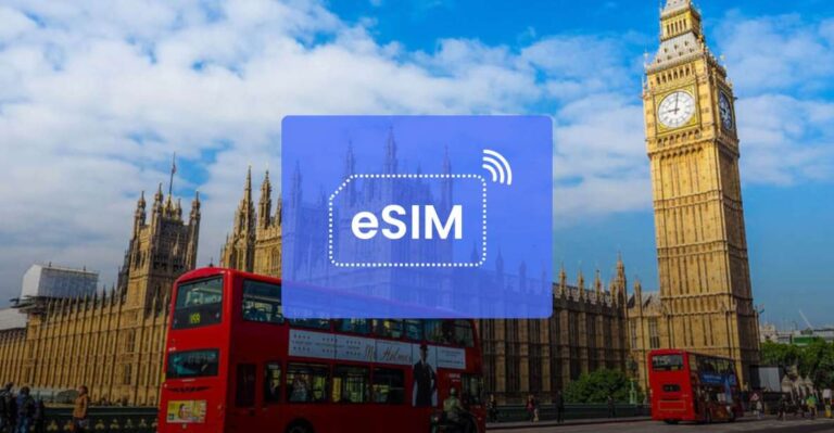 London: UK and Europe Esim Roaming Mobile Data Plan