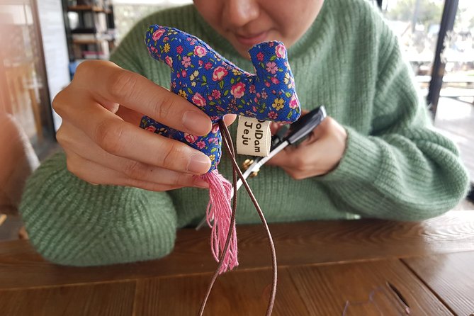 Making Jeju Pony Doll at Peaceful Seaside Cafe - Preparing for the Craft Experience