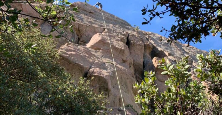 Malibu: 4-Hour Outdoor Rock Climbing at Saddle Peak