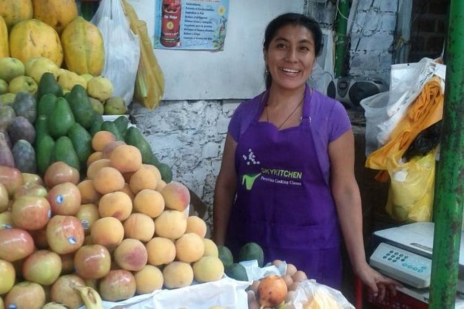 Market Tour, Tasting of 15 Fruits, and 4-Course Peruvian Cooking Class in Lima