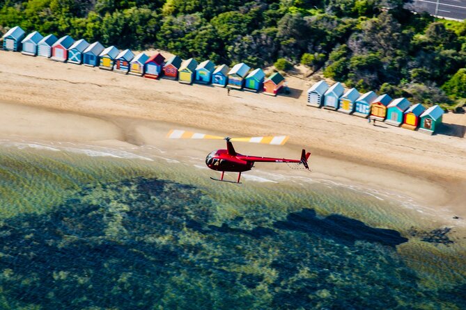 Melbourne City & Brighton Beach Boxes Helicopter Tour