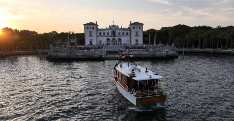 Miami: Vizcaya Sunset Cruise