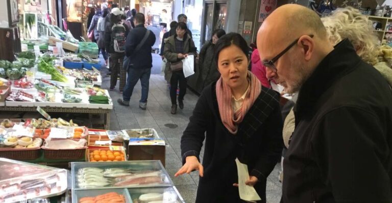 Nishiki Market Food Tour With Cooking Class