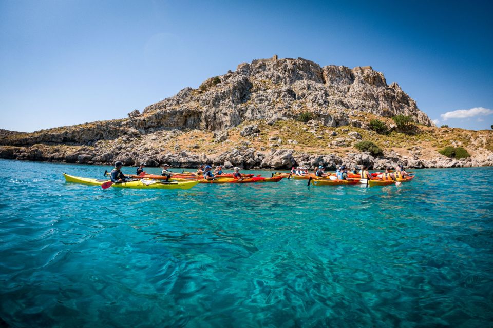 Rhodes: Sea Kayak Adventure to the Red Sand Beach - Pricing and Duration