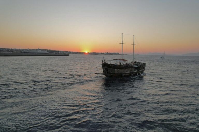 Rhodes: Sunset Cruise With Unlimited Aperol, Beer, and Wine