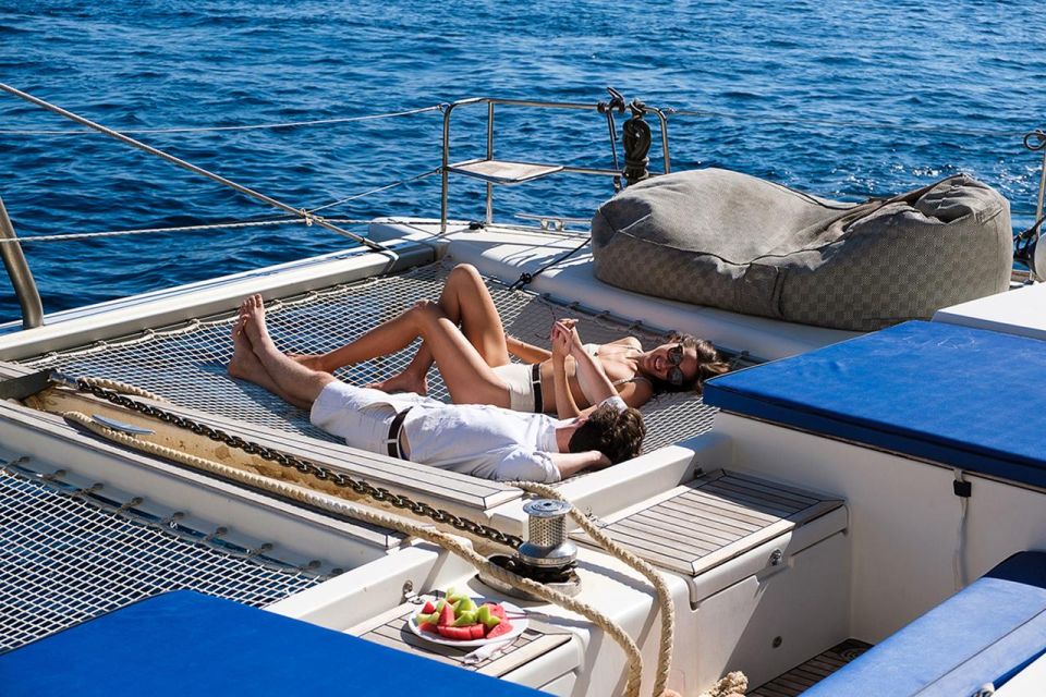 Santorini: Catamaran Cruise With BBQ and Drinks - Activity Details
