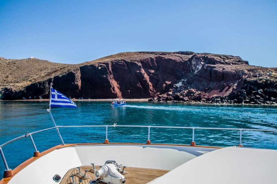 Santorini: Motor Yacht Day Cruise With 5-Course Lunch - Activity Details