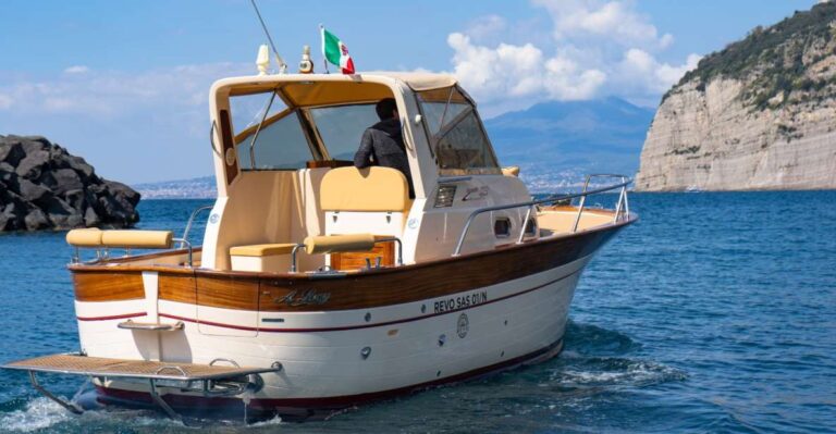 Sorrento: Capri White Grotto & Blue Grotto Private Boat Trip