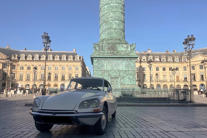 The Unmissable of Paris on a Classic Citroën DS With Open Roof