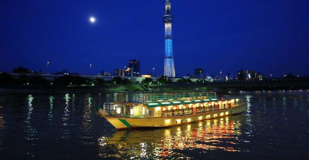 Tokyo Bay: Traditional Japanese Yakatabune Dinner Cruise - Highlights of the Yakatabune Dinner Cruise