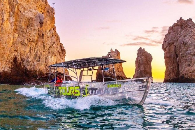 Tours in Cabo, Paseo Al Arco, and Fin De La Tierra in the Only Clear Boat