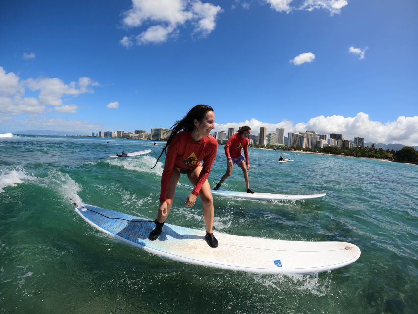 Two Students to One Instructor Surfing Lesson in Waikiki - Activity Experience