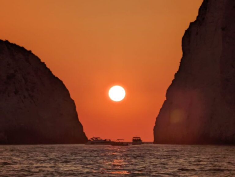 Zakynthos: Mizithres Sunset Cruise With Swimming & Turtles