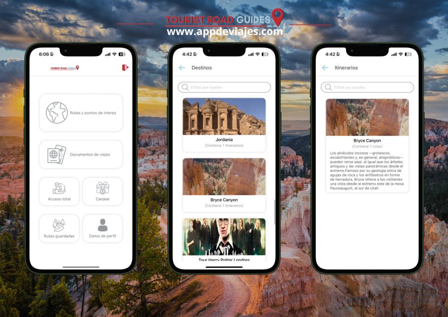 App Self-Guided Road Routes Bryce Canyon - Activity Experience