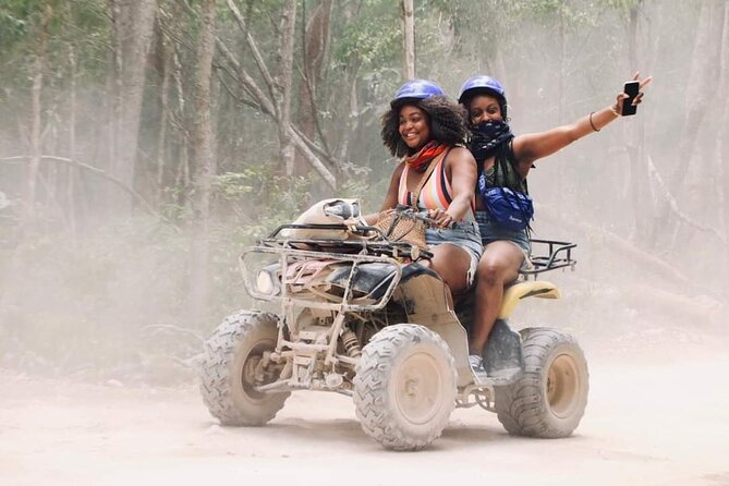 ATV Cenote and Zipline Sacred Jungle Expedition - ATV Ride Experience