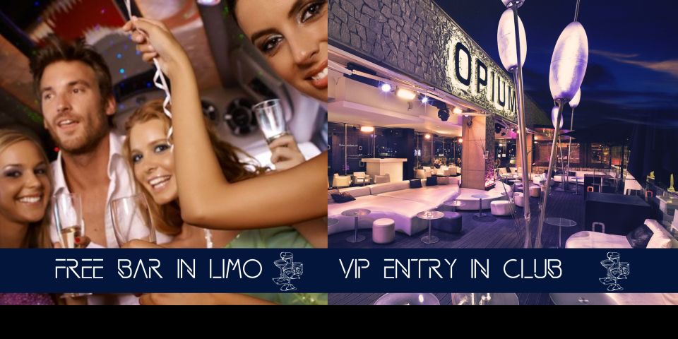 Barcelona: Limousine Ride With Drinks & Entry to Nightclub - Limousine Ride Highlights