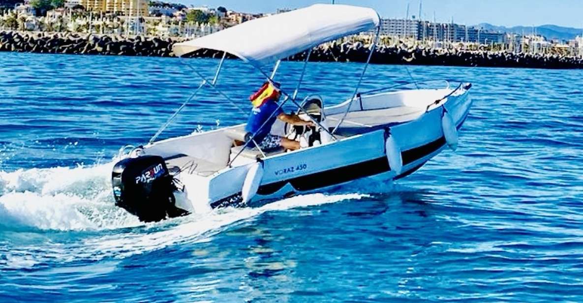 Benalmádena: Private Boat Rental Without a License - Booking Information