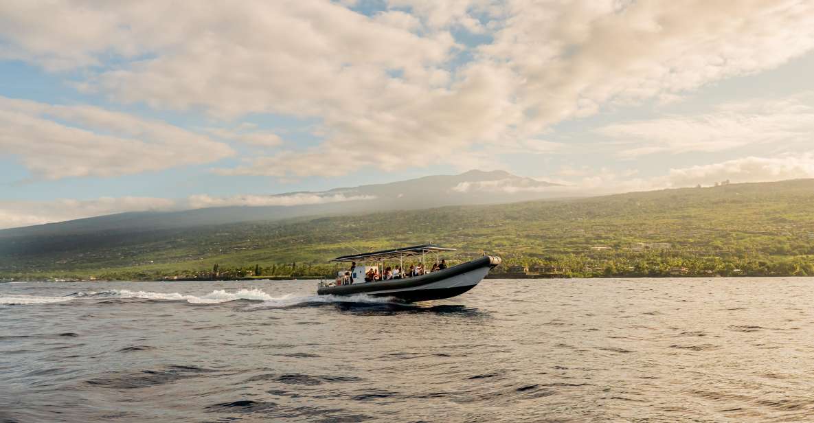 Big Island: Kona Super Raft Sunset Cruise - Learn About Local Marine Life