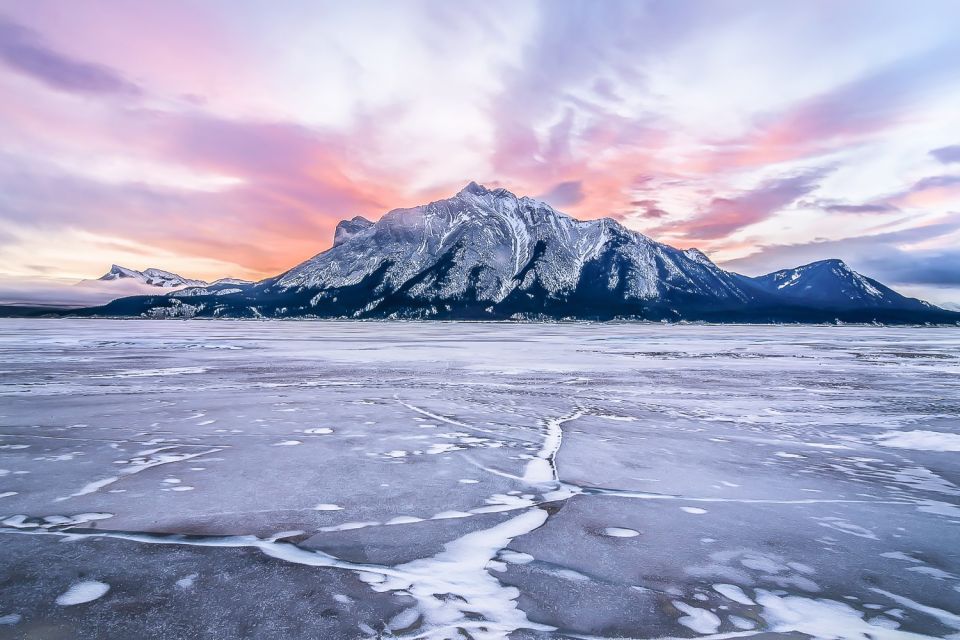 Canadian Rockies: Abraham Lake Ice Bubbles Helicopter Tour - Itinerary