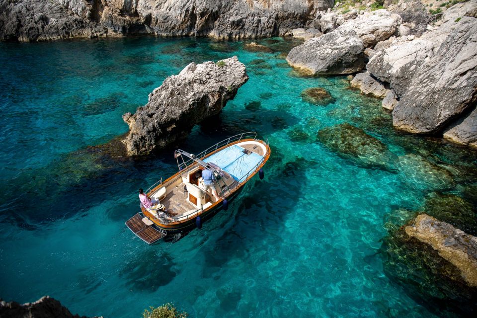 Capri: Full Day Private Customizable Cruise With Snorkeling - Snorkel in Turquoise Waters