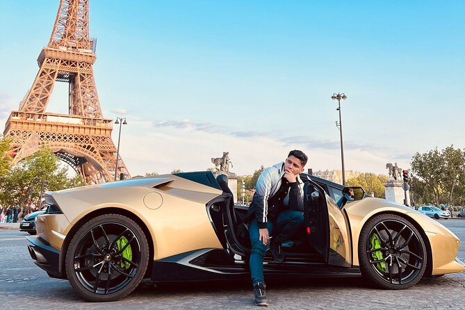 Drive the LAMBORGHINI Huracan Near the Eiffel Tower - Luxury Driving Experience in Paris