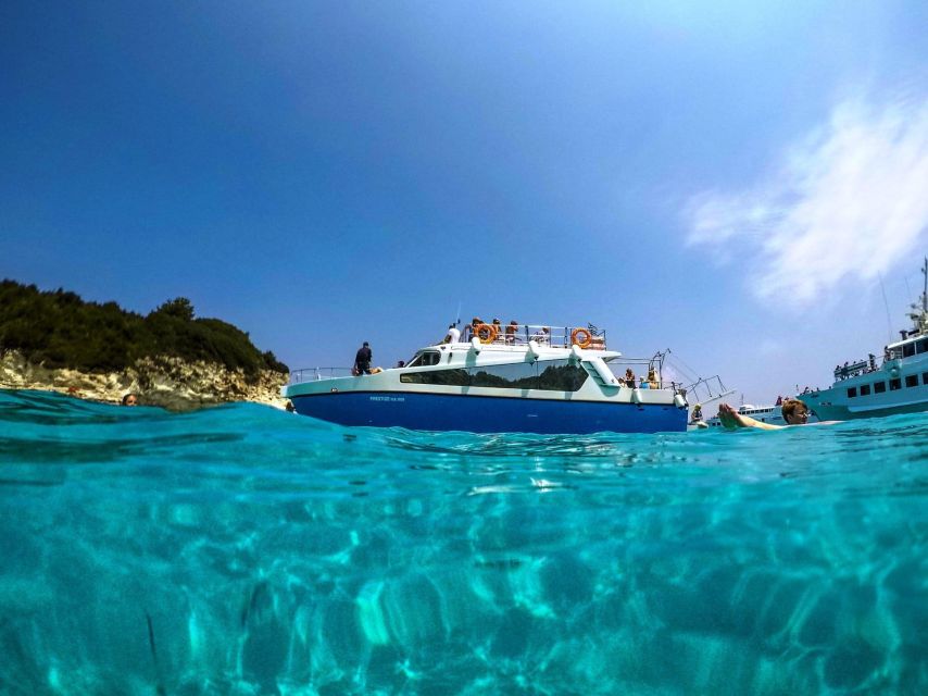 From Lefkimmi: Syvota, Blue Lagoon and Cave Sunset Cruise - Booking Information