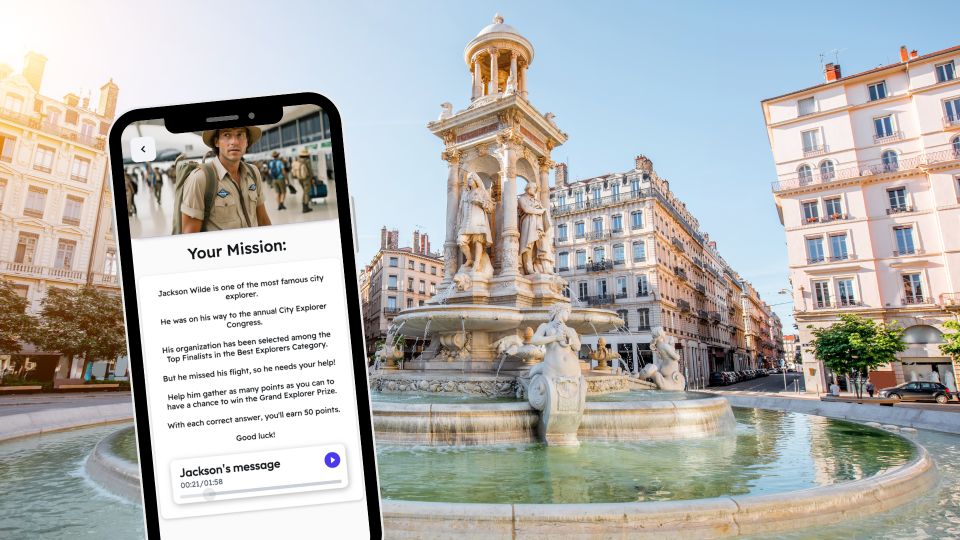 Lyon: City Exploration Game and Tour on Your Phone - Interactive City Tour Highlights