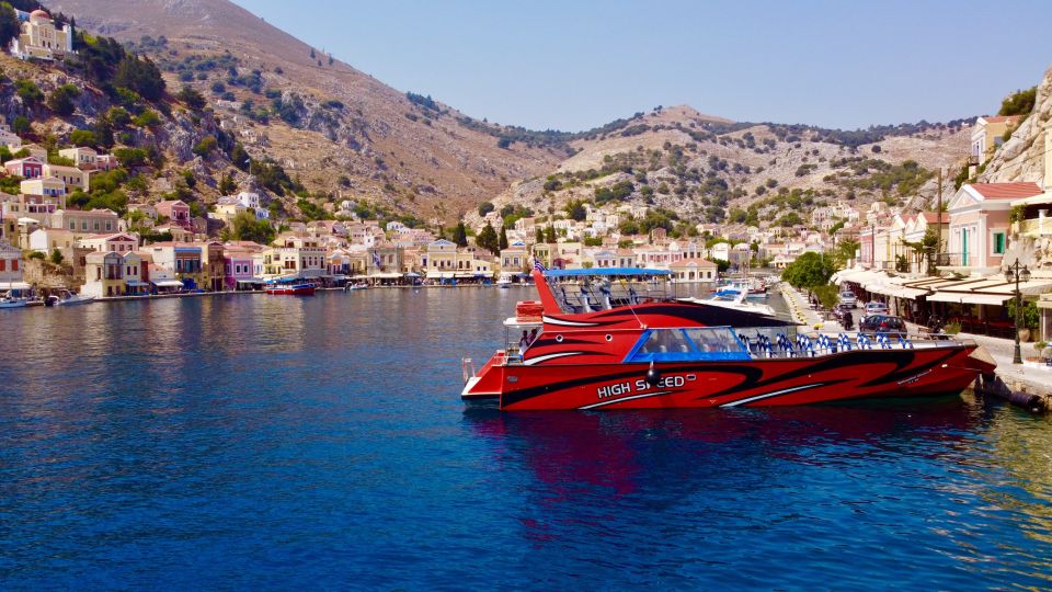 Rhodes: High-Speed Boat to Symi Island and St Georges Bay - Language Options and Itinerary