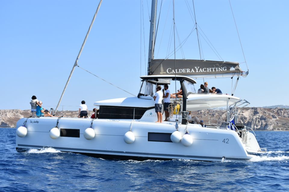 Santorini: All-Inclusive Private Luxury Catamaran Cruise - Cruise Highlights