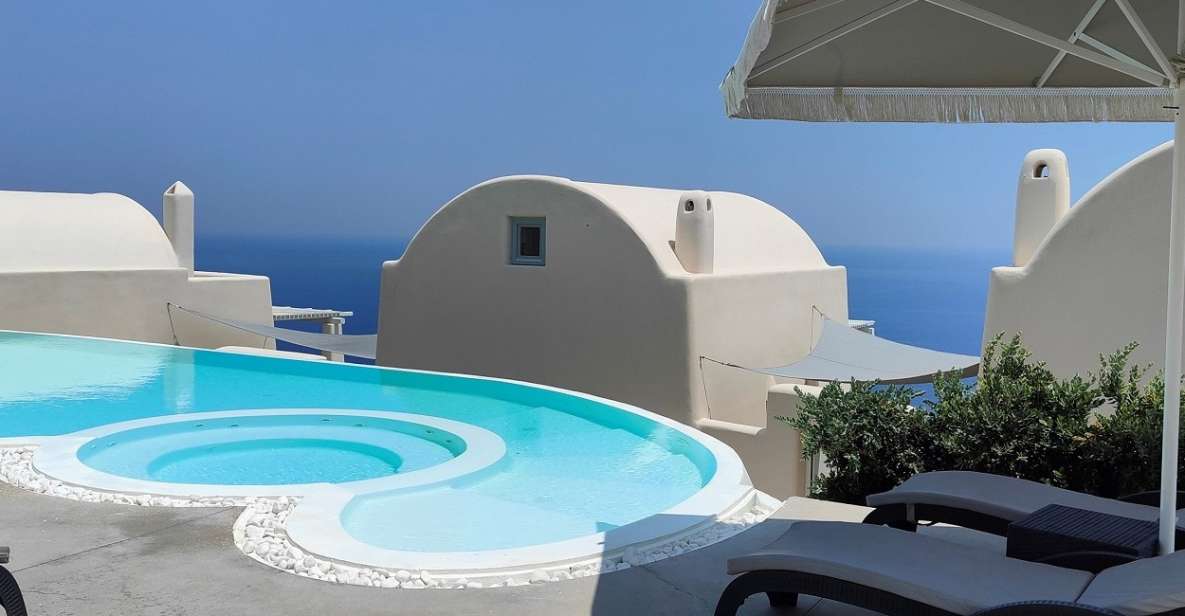 Santorini: Spa Massage Break Pool Day Access for 3-9 Friends - Duration and Languages