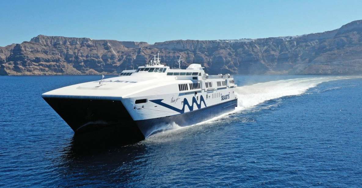 Santorini to Heraklion Crete: Ferry Ticket & Hotel Transfer - Activity Highlights