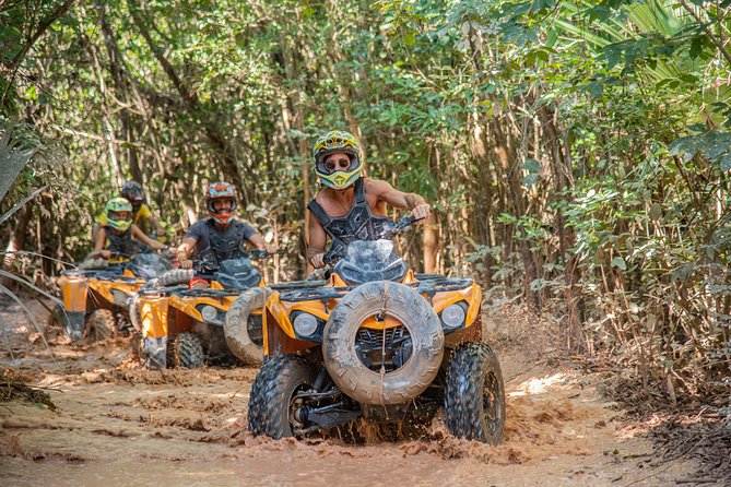 Selvatica Mud ATV Circuit, Cenote Picnic and Tequila Mixology  - Cancun - Mud ATV Racing Experience
