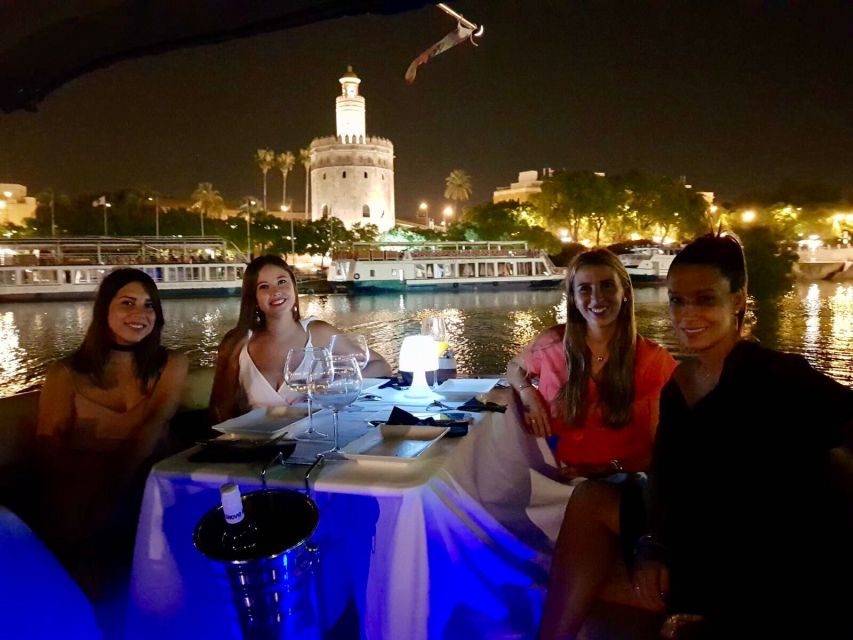 Seville: Private River Cruise With Dinner and Drinks - Booking Information